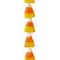 12 Pack: Yellow, Orange & White Candy Corn Glass Beads, 15mm by Bead Landing™